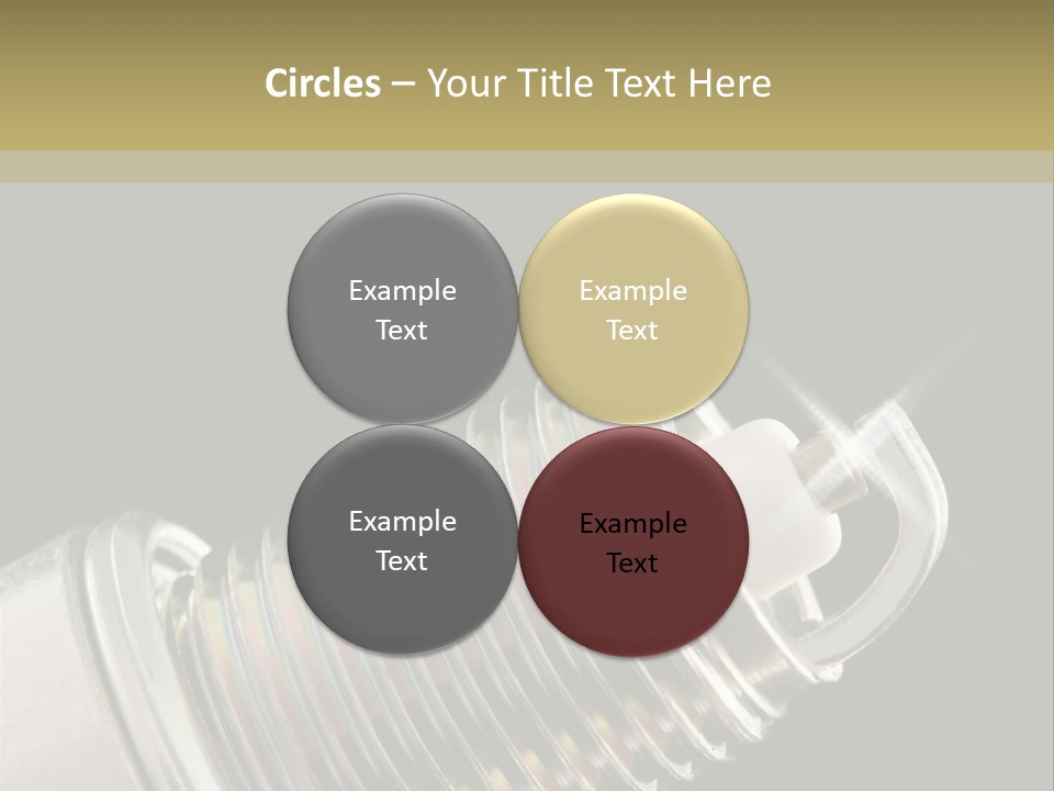 Metal Shine Closeup PowerPoint Template