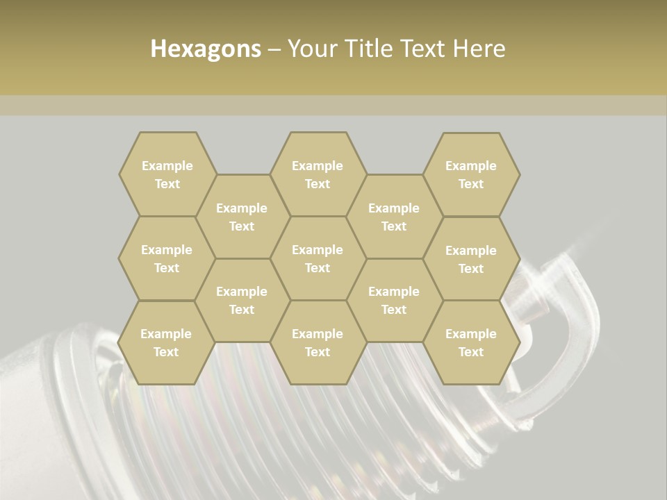 Metal Shine Closeup PowerPoint Template