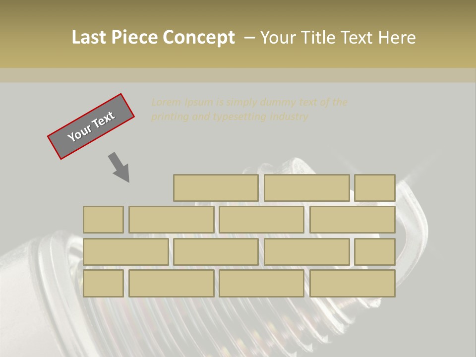 Metal Shine Closeup PowerPoint Template