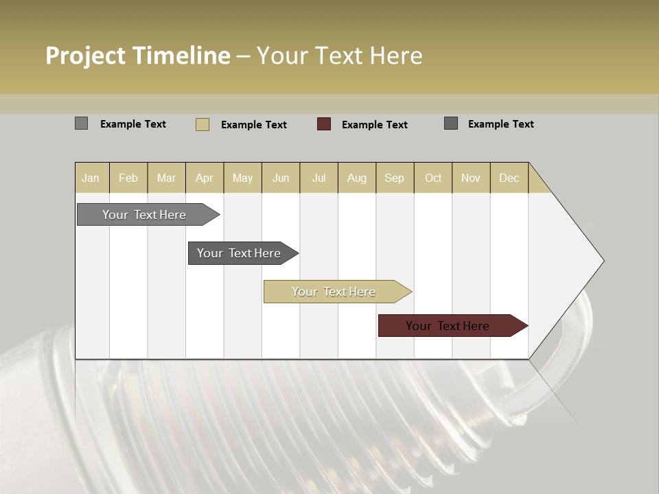 Metal Shine Closeup PowerPoint Template