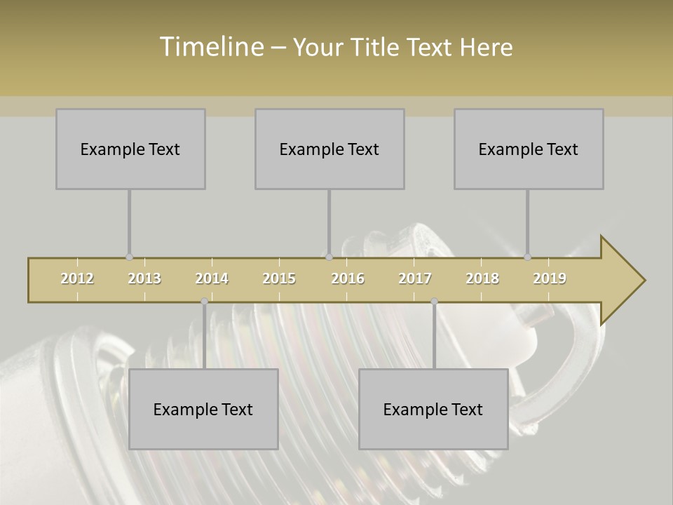 Metal Shine Closeup PowerPoint Template