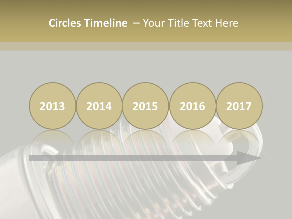 Metal Shine Closeup PowerPoint Template