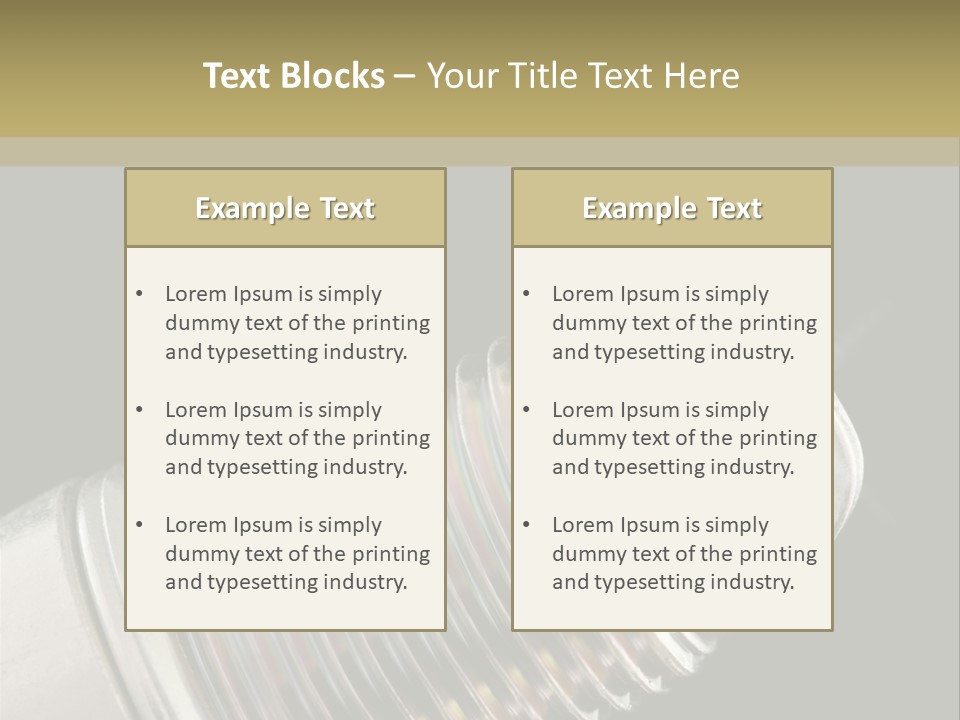 Metal Shine Closeup PowerPoint Template