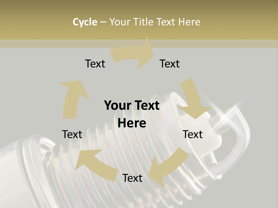 Metal Shine Closeup PowerPoint Template