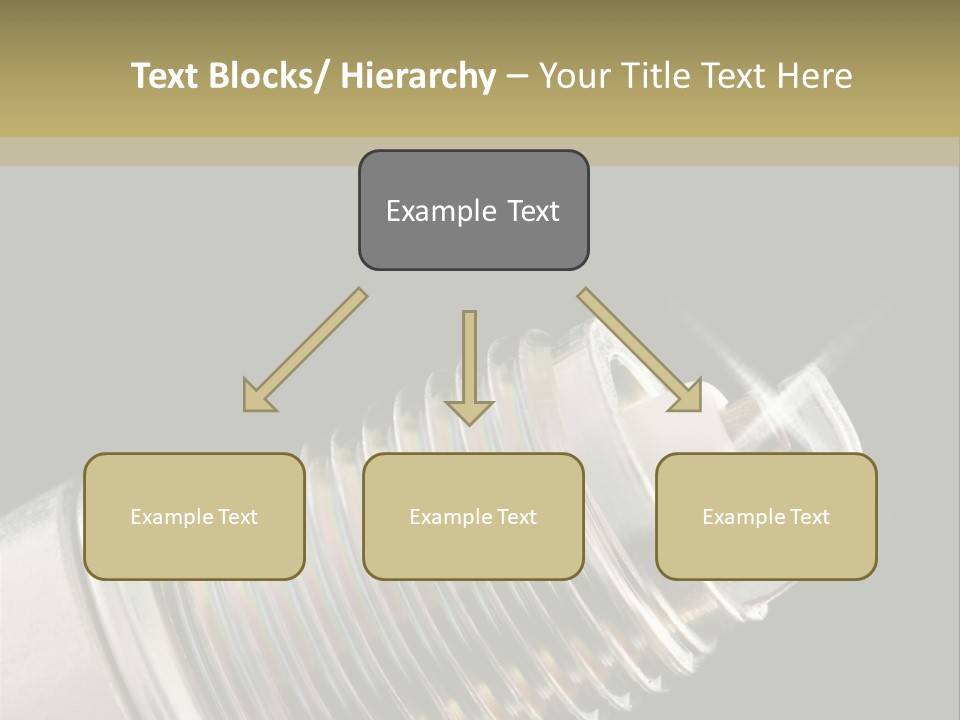 Metal Shine Closeup PowerPoint Template