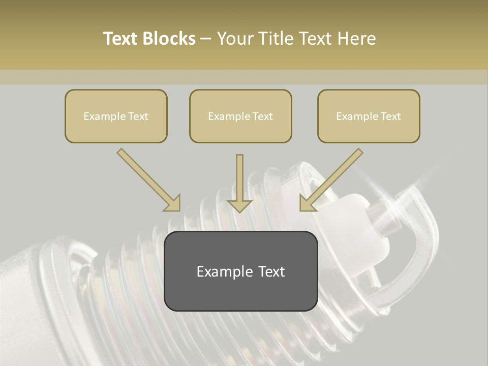 Metal Shine Closeup PowerPoint Template