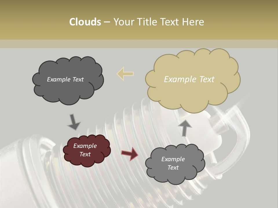 Metal Shine Closeup PowerPoint Template