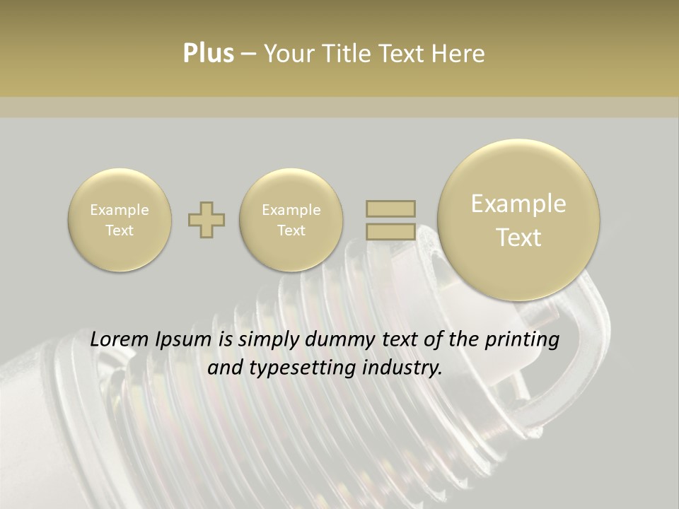 Metal Shine Closeup PowerPoint Template
