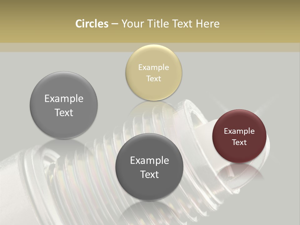 Metal Shine Closeup PowerPoint Template