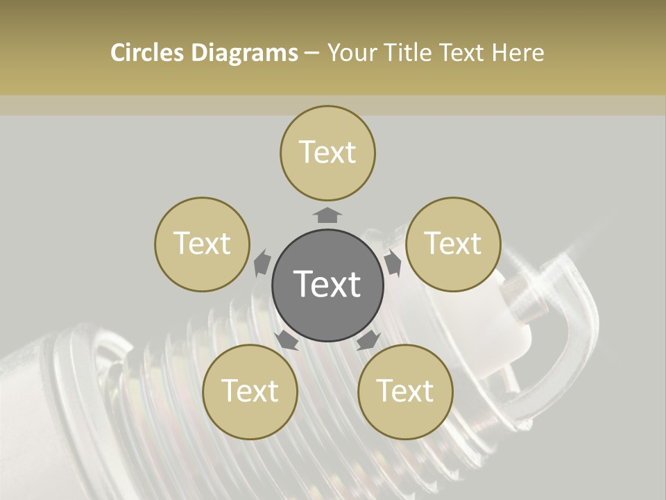 Metal Shine Closeup PowerPoint Template