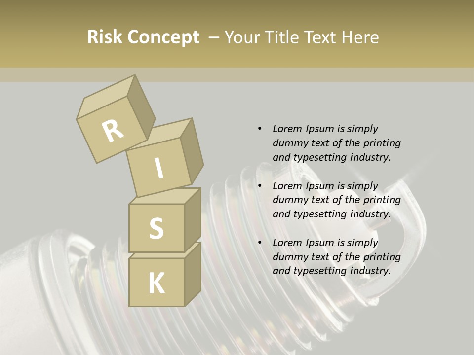 Metal Shine Closeup PowerPoint Template