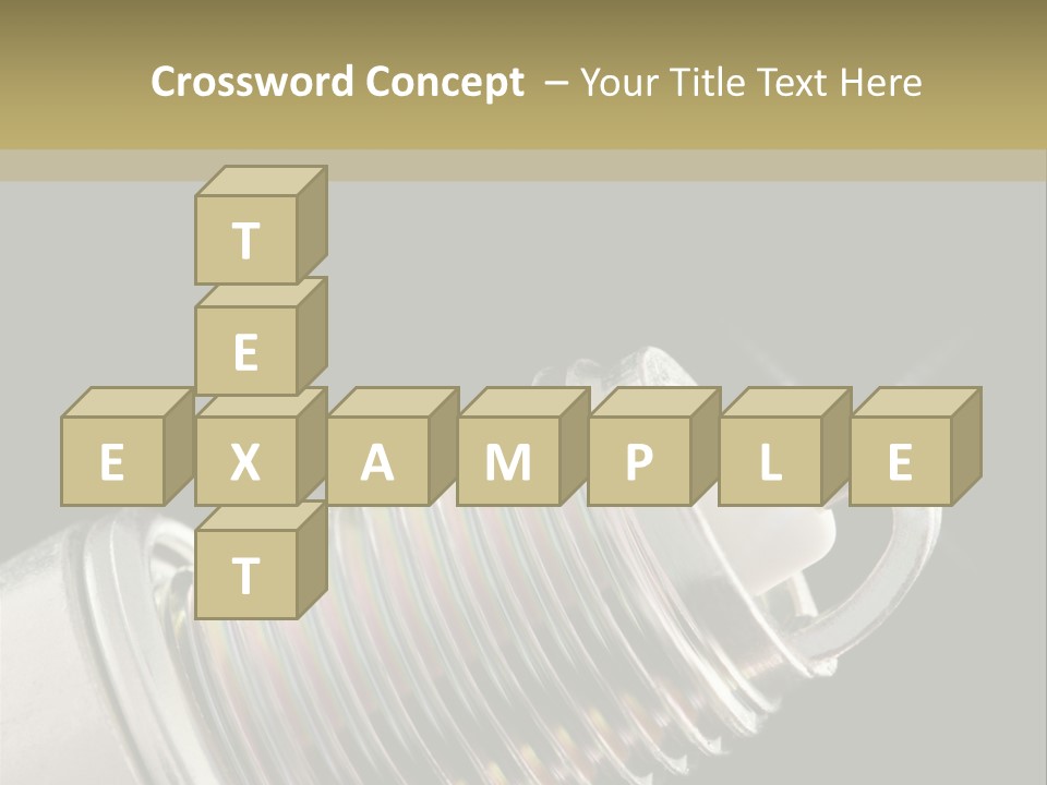 Metal Shine Closeup PowerPoint Template
