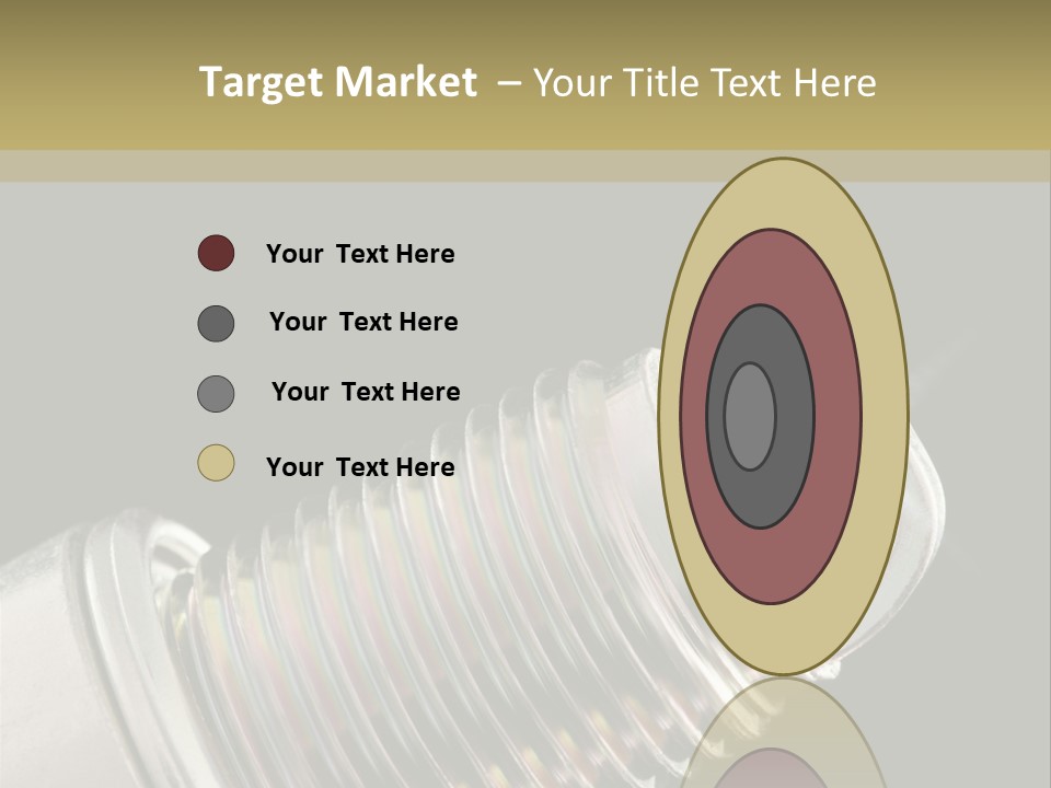 Metal Shine Closeup PowerPoint Template