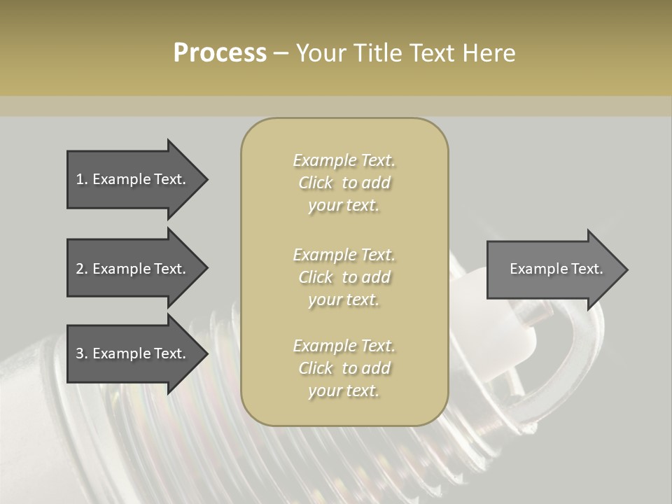 Metal Shine Closeup PowerPoint Template