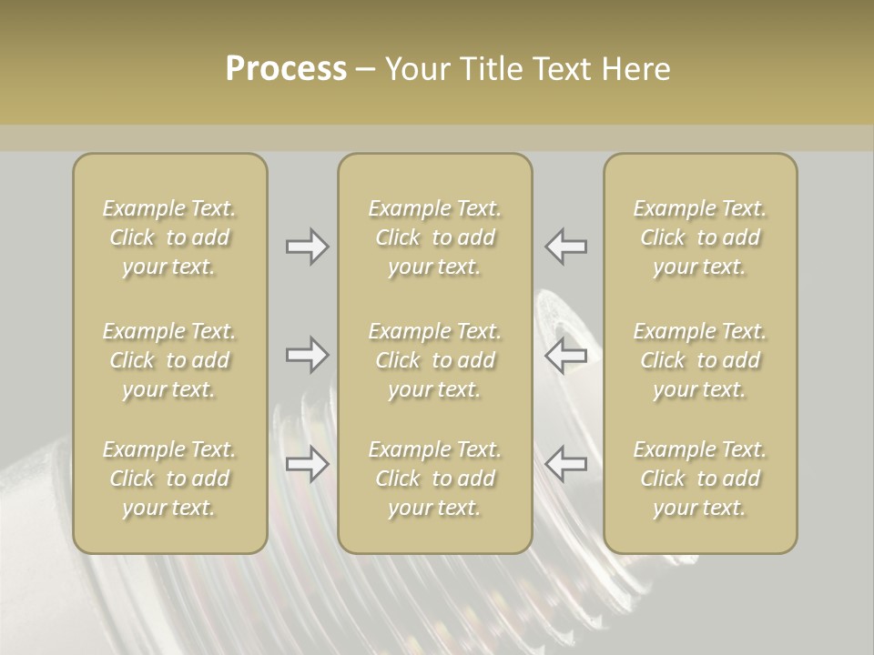 Metal Shine Closeup PowerPoint Template