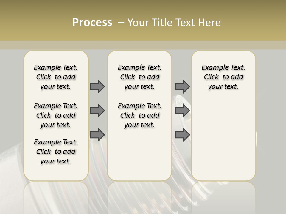 Metal Shine Closeup PowerPoint Template
