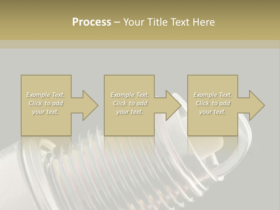 Metal Shine Closeup PowerPoint Template