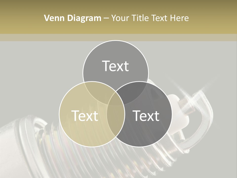 Metal Shine Closeup PowerPoint Template