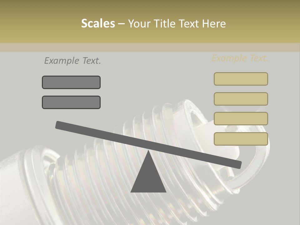 Metal Shine Closeup PowerPoint Template