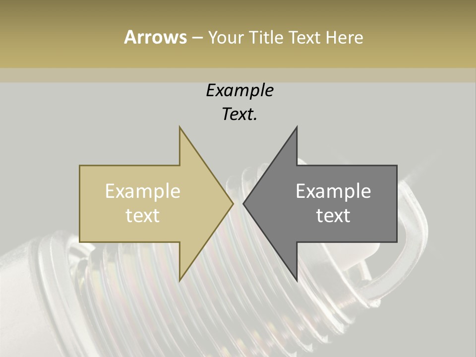 Metal Shine Closeup PowerPoint Template