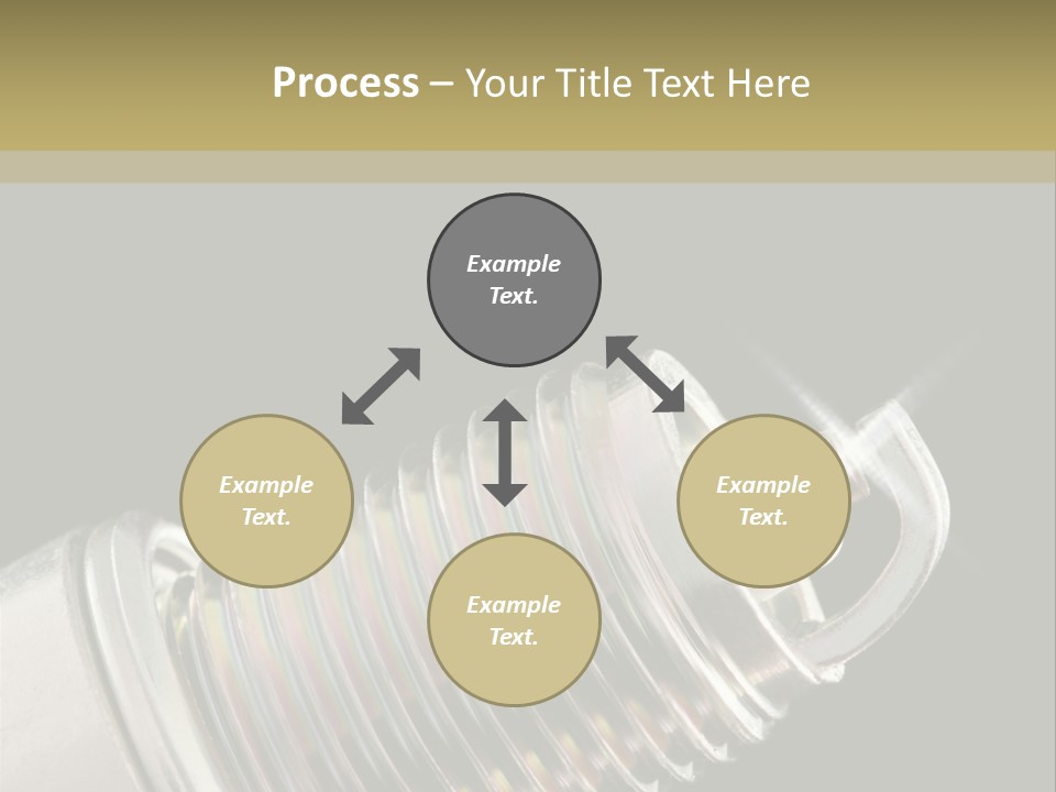 Metal Shine Closeup PowerPoint Template
