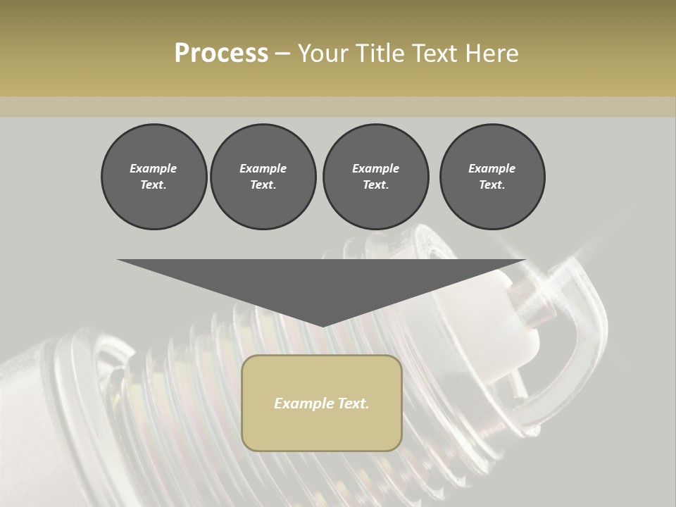 Metal Shine Closeup PowerPoint Template