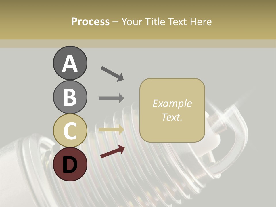 Metal Shine Closeup PowerPoint Template