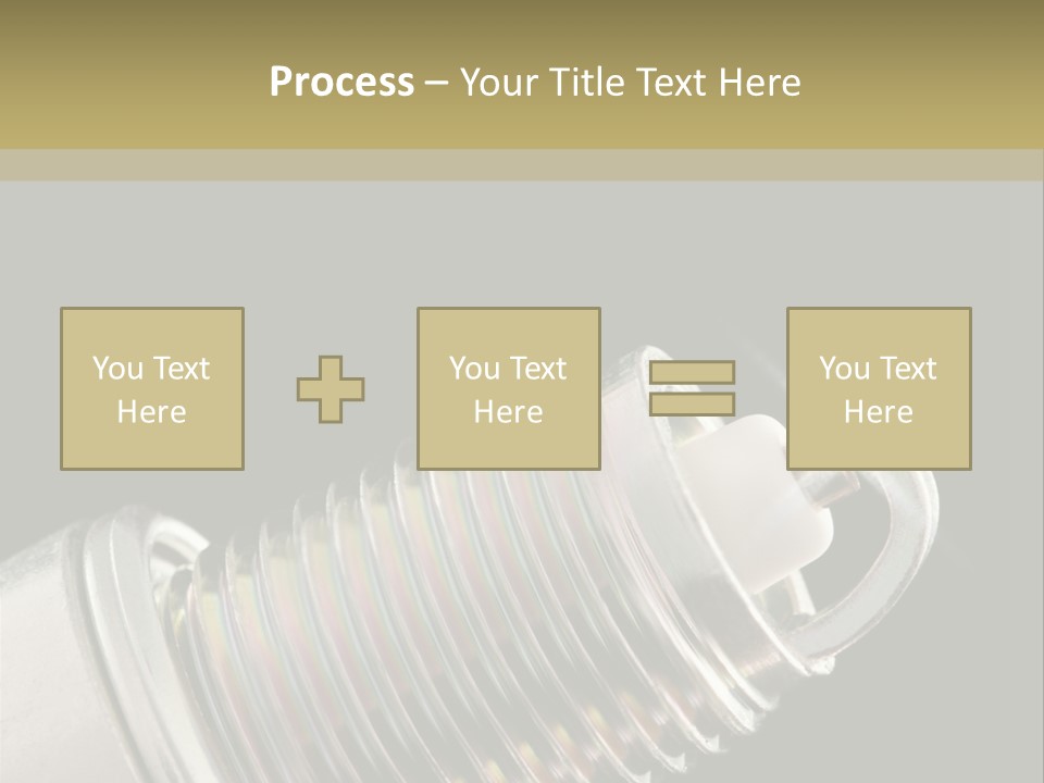 Metal Shine Closeup PowerPoint Template