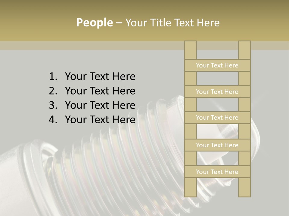 Metal Shine Closeup PowerPoint Template