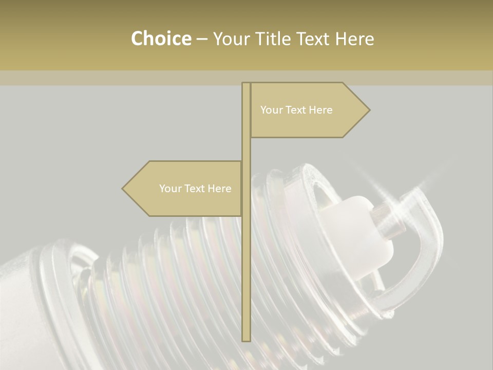 Metal Shine Closeup PowerPoint Template