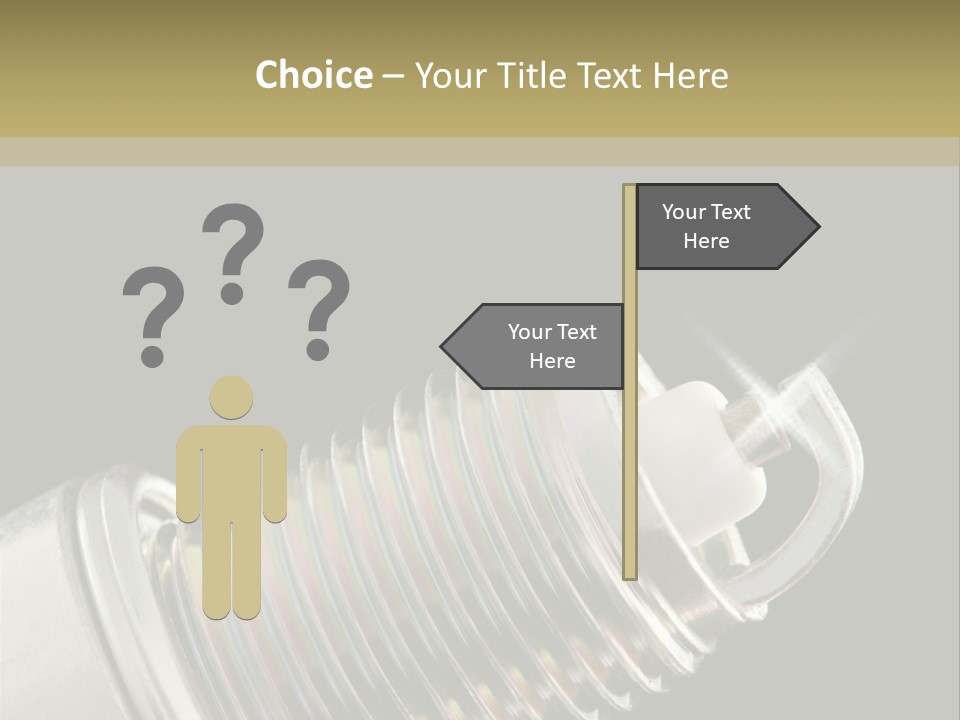 Metal Shine Closeup PowerPoint Template