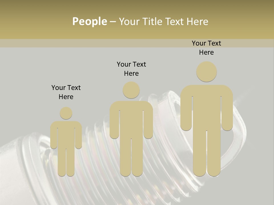 Metal Shine Closeup PowerPoint Template