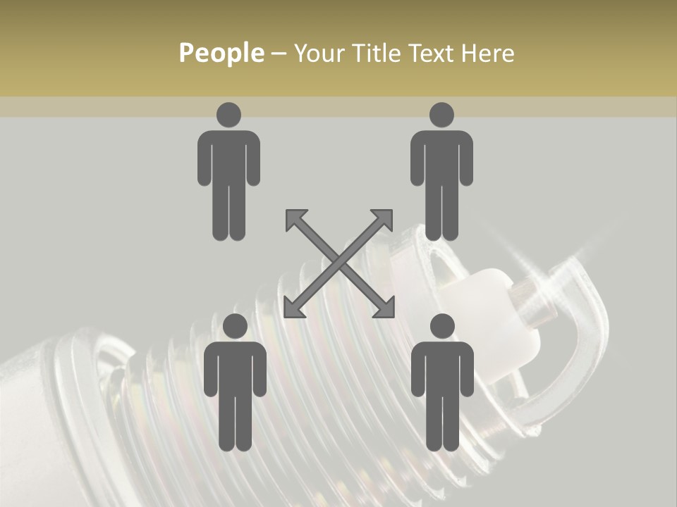 Metal Shine Closeup PowerPoint Template