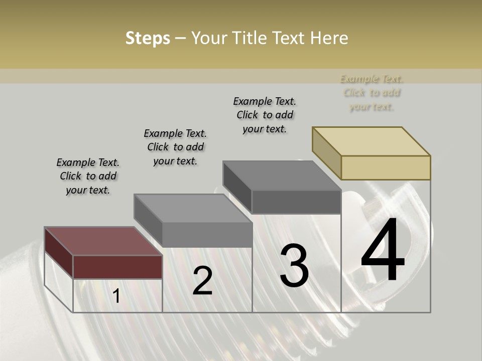 Metal Shine Closeup PowerPoint Template