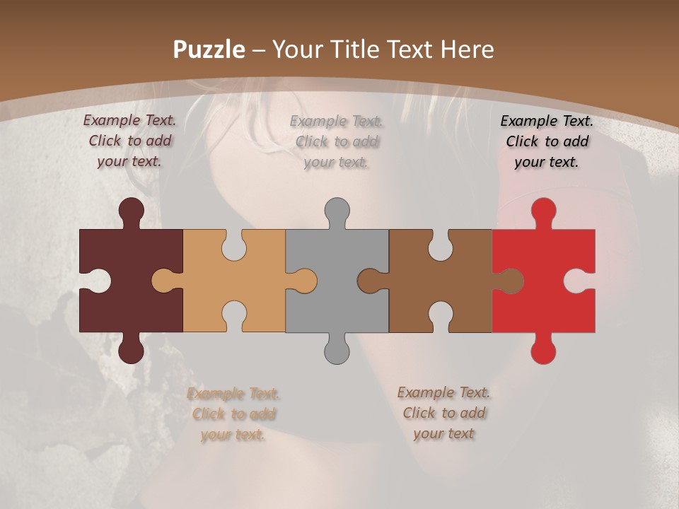 Movement Female Girl PowerPoint Template