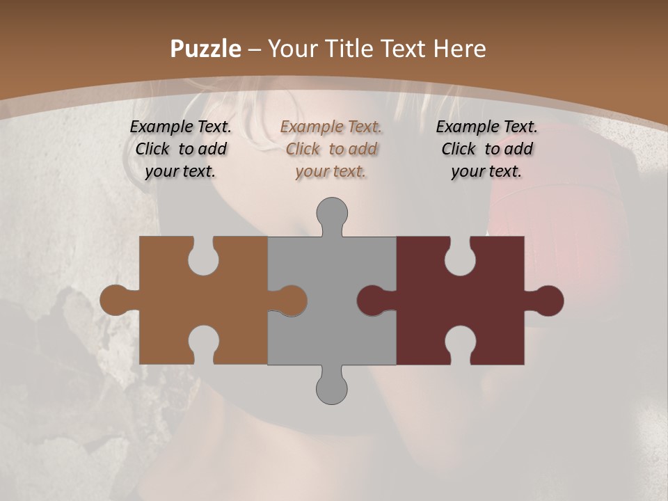 Movement Female Girl PowerPoint Template