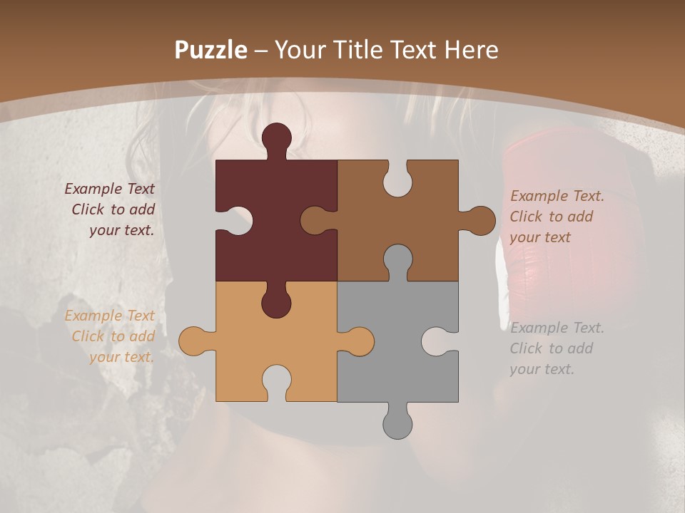 Movement Female Girl PowerPoint Template