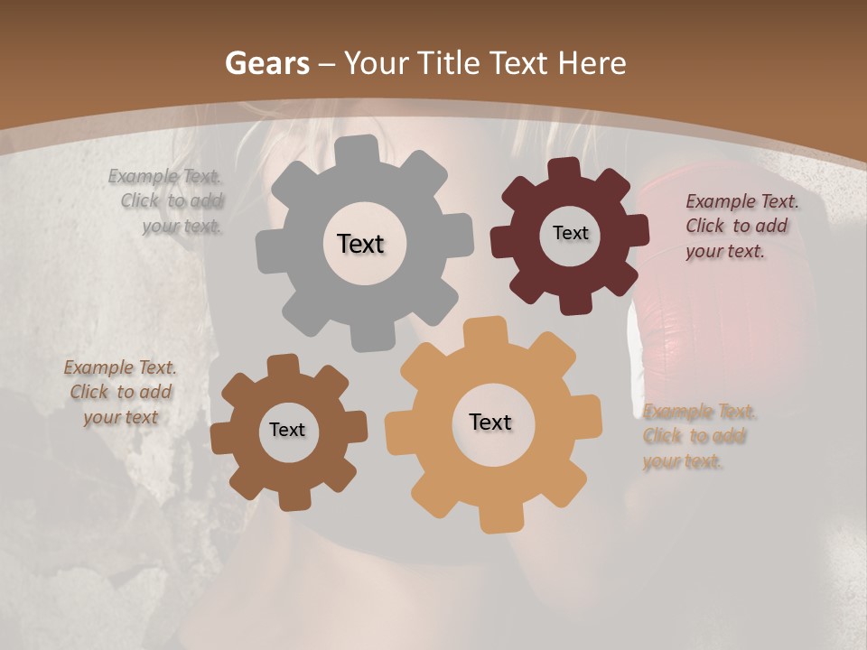 Movement Female Girl PowerPoint Template