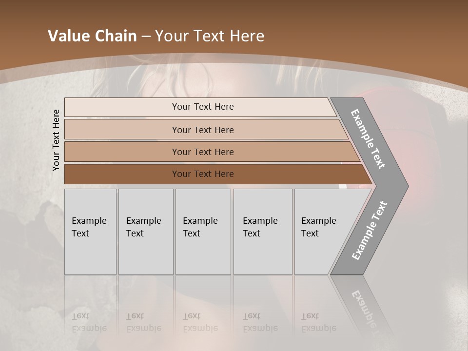 Movement Female Girl PowerPoint Template
