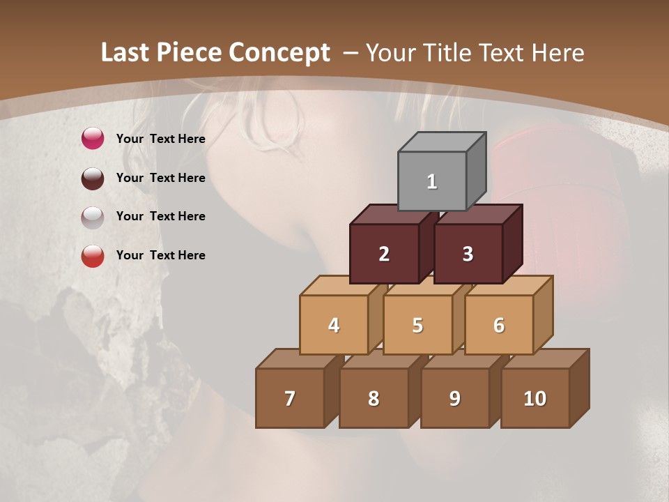 Movement Female Girl PowerPoint Template