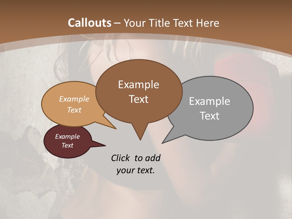 Movement Female Girl PowerPoint Template