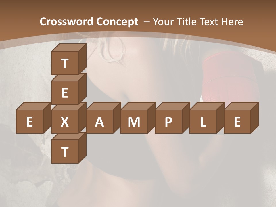 Movement Female Girl PowerPoint Template