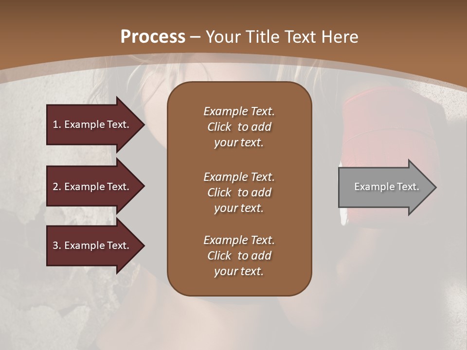 Movement Female Girl PowerPoint Template