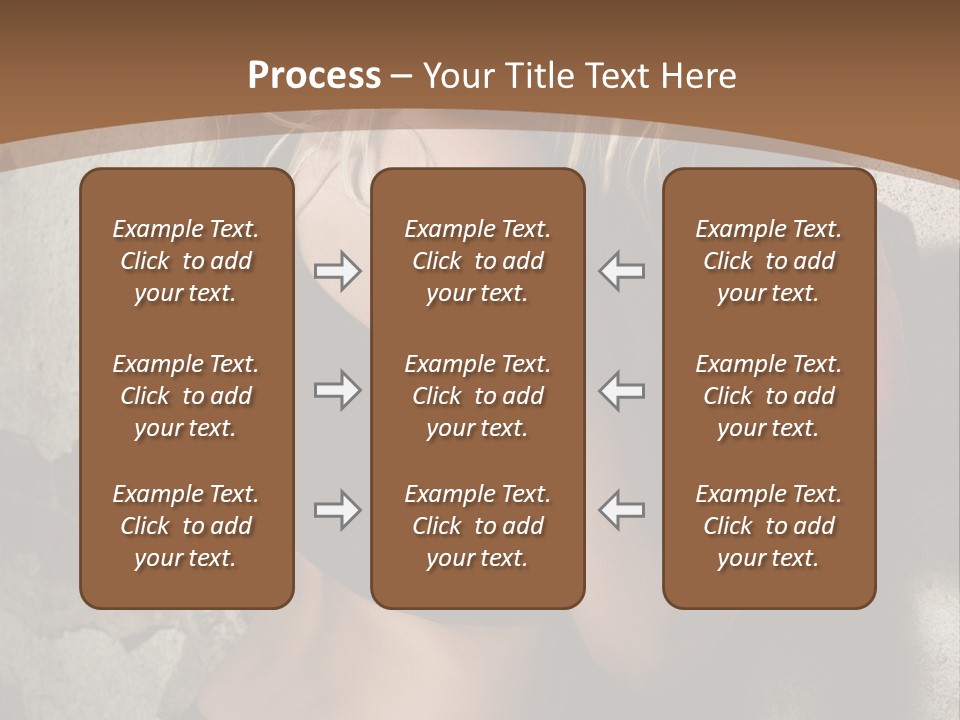 Movement Female Girl PowerPoint Template