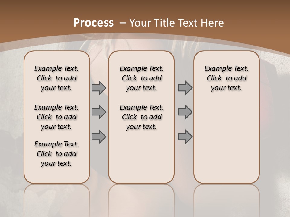 Movement Female Girl PowerPoint Template