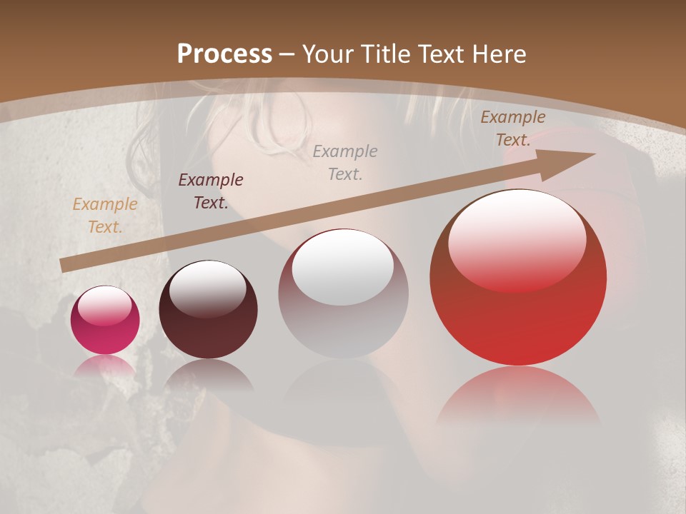 Movement Female Girl PowerPoint Template