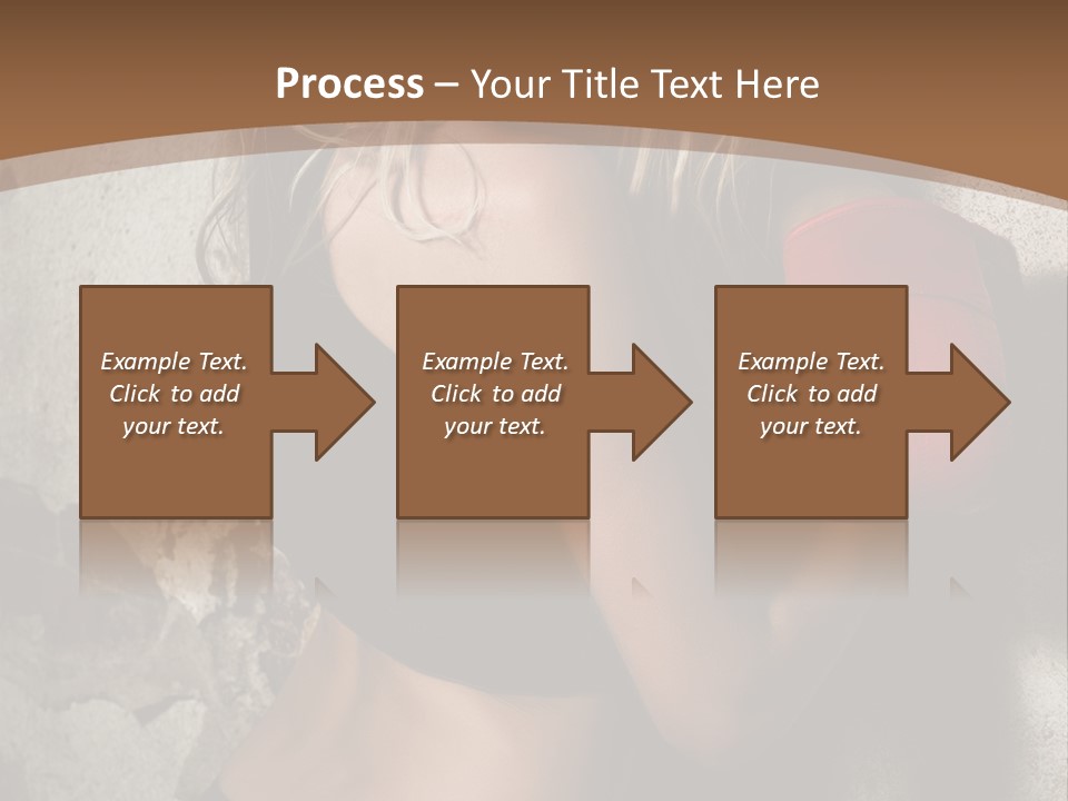 Movement Female Girl PowerPoint Template