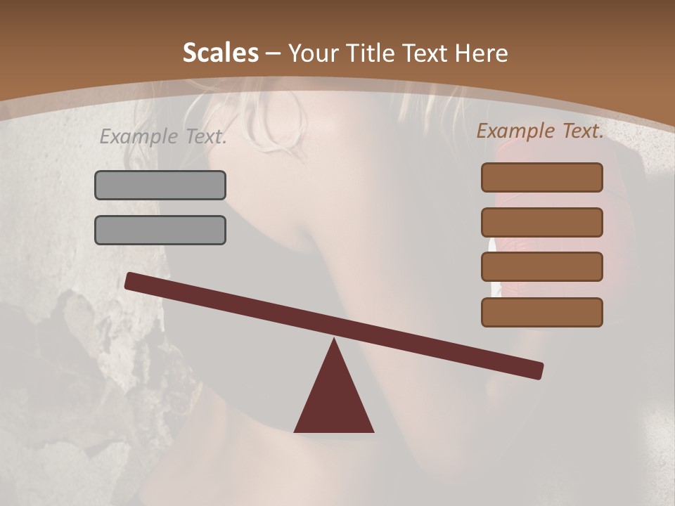 Movement Female Girl PowerPoint Template