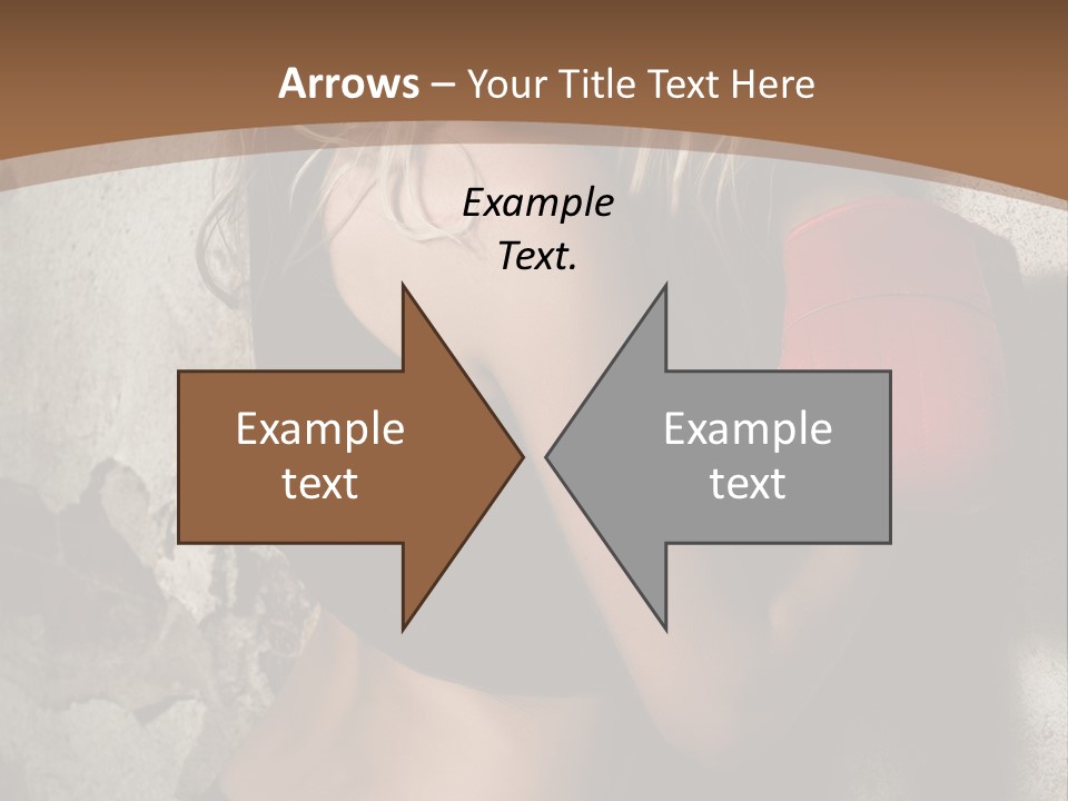 Movement Female Girl PowerPoint Template