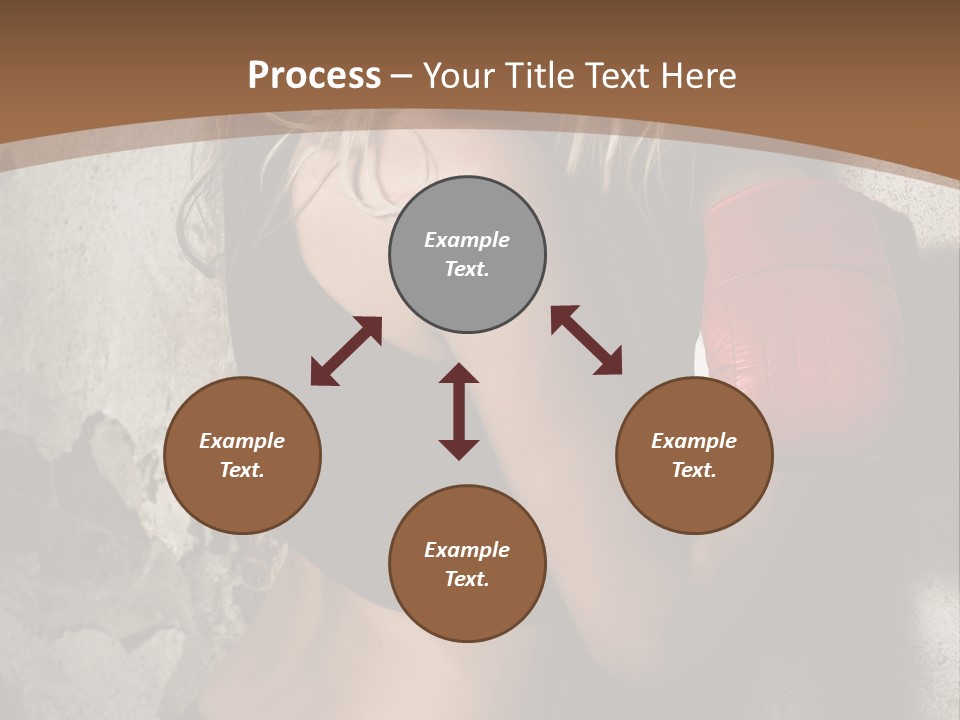 Movement Female Girl PowerPoint Template